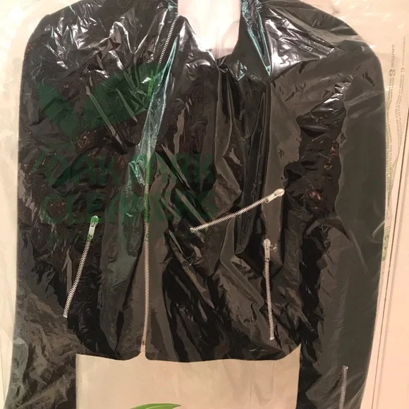 BlACK WOOL MOTORCYCLE JACKET: STEPHEN SPROUSE MUSEUM PIECE SIZE M - Picture 5 of 14